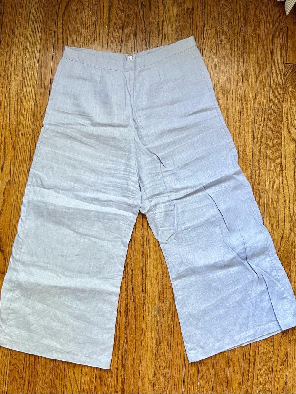 Faithfull the Brand Pale Lavender Linen Trousers